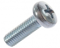 Винт DIN 7985 M 2,5x12 оцинк / ГОСТ 17473-80  (50)